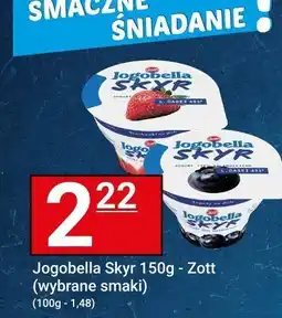 Hitpol Jogurt Jogobella Skyr 150g - Zott (wybrane smaki) oferta