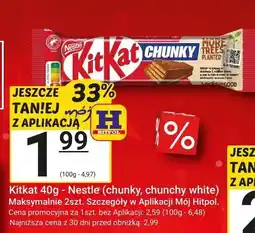 Hitpol Baton Kitkat 40g - Nestle (chunky, chunky white) oferta