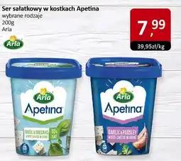 Market Point Ser sałatkowy w kostkach Apetina wybrane rodzaje 200g Arla oferta