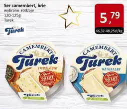 Market Point Ser camembert, brie wybrane rodzaje 120-125g Turek oferta