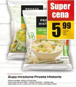 Supeco Zupy mrożone Proste Historie oferta