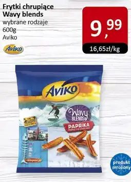 Market Point Frytki chrupiące Wavy blends wybrane rodzaje Aviko 600g oferta
