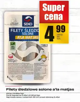 Supeco Filety śledziowe solone a'la matjas Seko oferta