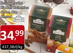 Market Point Herbata Big Ben Collection Ahmad 40 tor, 80g oferta