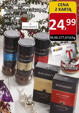 Market Point Kawa mielona rozpuszczalna Davidoff wybrane rodzaje 90-250g oferta
