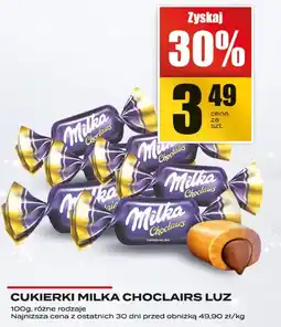 Supeco Cukierki MILKA CHOCLAIRS LUZ oferta