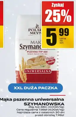 Supeco Mąka pszenna uniwersalna SZYMANOWSKA oferta