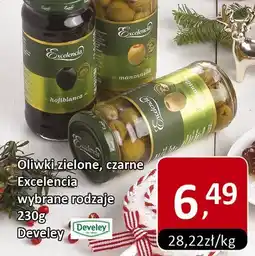 Market Point Oliwki zielone, czarne Excelencia wybrane rodzaje Develey oferta