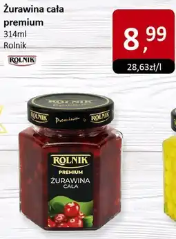 Market Point Żurawina cała premium 314ml Rolnik oferta