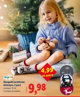 Lidl Skarpetki dziecięce Lupilu oferta