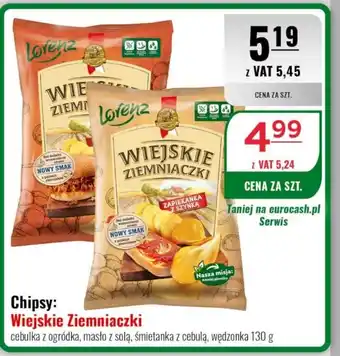 Chipsy Wiejskie Ziemniaczki