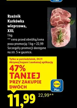 Lidl Karkówka Rzeźnik oferta