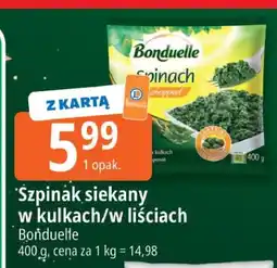 E.Leclerc Szpinak siekany w kulkach/w liściach Bonduelle oferta