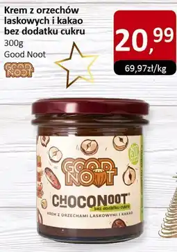Market Point Krem z orzechów laskowych i kakao bez dodatku cukru Good Noot oferta
