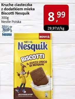 Market Point Kruche ciasteczka z dodatkiem mleka Biscotti Nesquik Nestle Polska oferta
