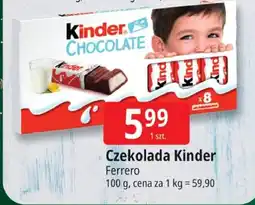 E.Leclerc Czekolada Kinder Chocolate Ferrero oferta