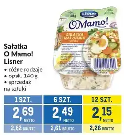 Makro Sałatka O Mamo! Lisner różne rodzaje oferta