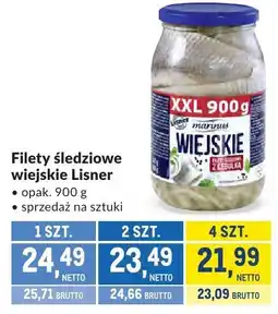 Makro Filety śledziowe wiejskie Lisner oferta