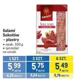 Makro Salami Sokołów plastry oferta