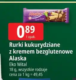 E.Leclerc Rurki kukurydziane z kremem bezglutenowe Alaska Eko Wital oferta