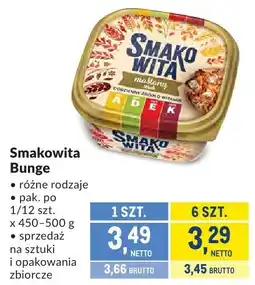 Makro Smakowita Bunge różne rodzaje oferta