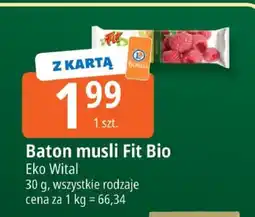E.Leclerc Baton musli Fit Bio Eko Wital oferta