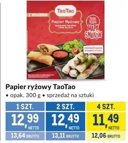 Makro Papier ryżowy TaoTao oferta