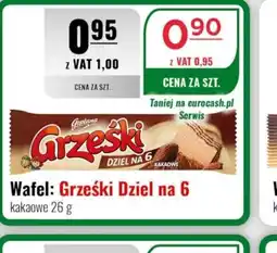 Eurocash Wafel Grześki Dziel na 6 oferta