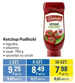Makro Ketchup Pudliszki łagodny pikantny oferta