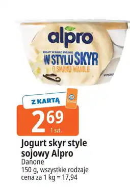 E.Leclerc Jogurt skyr style sojowy Alpro Danone oferta