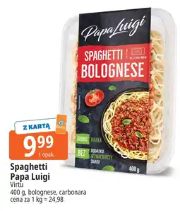 E.Leclerc Spaghetti Bolognese Papa Luigi Virtu oferta