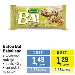 Makro Baton Ba! Bakalland wybrane rodzaje oferta