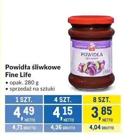Makro Powidła śliwkowe Fine Life oferta