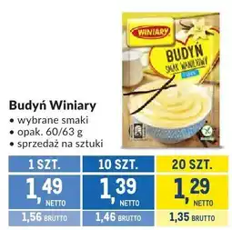 Makro Budyń Winiary wybrane smaki oferta