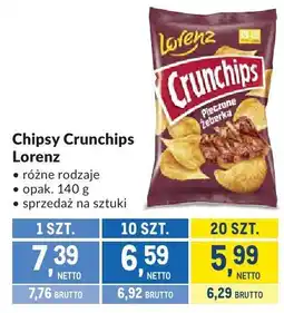 Makro Chipsy Crunchips Lorenz różne rodzaje oferta