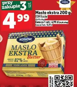 Topaz Masło ekstra 200 g Kosów oferta