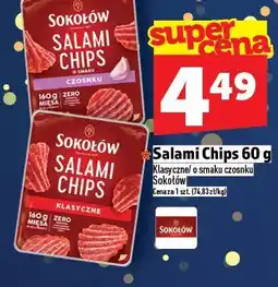 Topaz Salami Chips 60 g Sokołów oferta