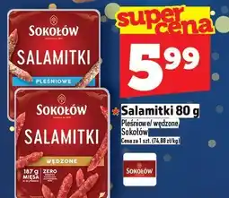 Topaz Salamitki 80 g wędzone Sokołów oferta
