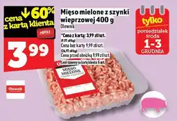 Topaz Mięso mielone z szynki wieprzowej Olewnik 400 g oferta