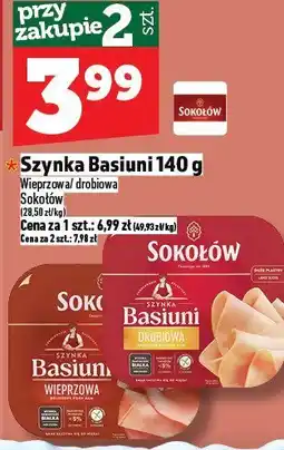 Topaz Szynka Basiuni 140 g Sokołów oferta