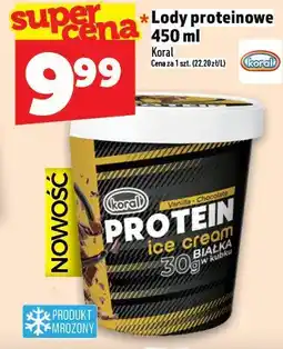 Topaz Lody proteinowe 450 ml Koral oferta