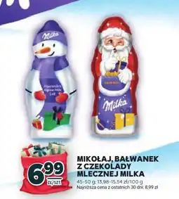 Stokrotka Mikołaj, bałwanek z czekolady mlecznej Milka oferta