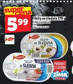 Topaz Filety ze śledzia 170 g Graal oferta