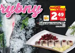 Topaz Śledź w oleju z żurawiną 100 g TOPAZ oferta