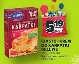 Stokrotka Ciasto i krem do karpatki Gellwe oferta