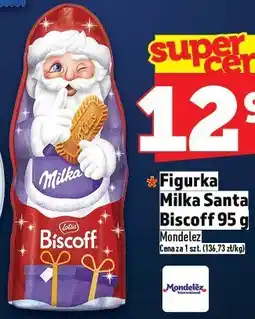 Topaz Figurka czekoladowa Milka Santa Biscoff 95 g oferta
