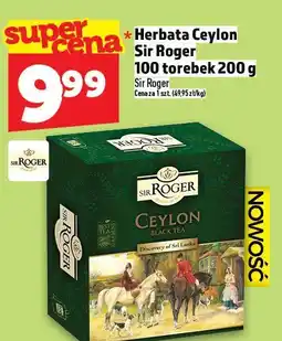 Topaz Herbata Ceylon Sir Roger 100 torebek 200 g oferta