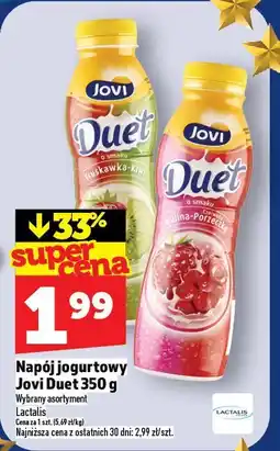 Topaz Napój jogurtowy Jovi Duet 350 g - wybrane asortymenty oferta