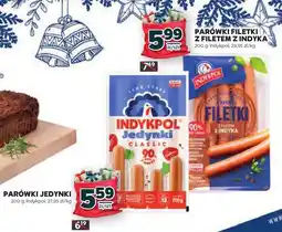 Stokrotka Parówki filetki z filetem z indyka Indykpol oferta