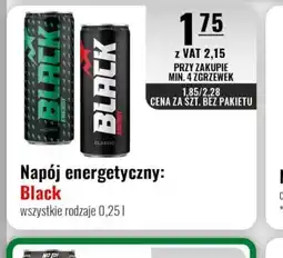 Eurocash Napój energetyczny Black oferta
